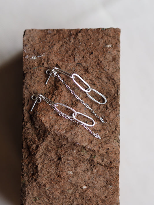 Chain Stud Earrings READY TO SHIP