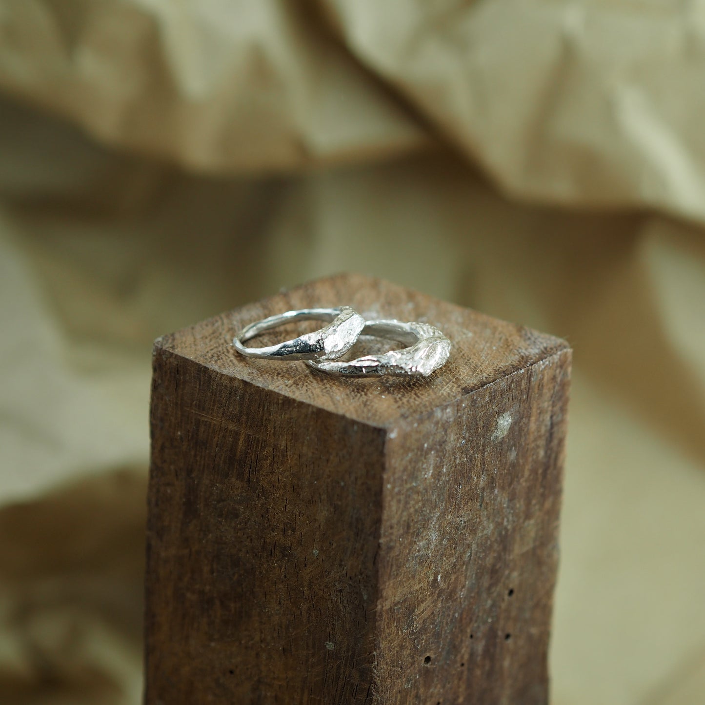 Molten Faced Organic Formed Ring
