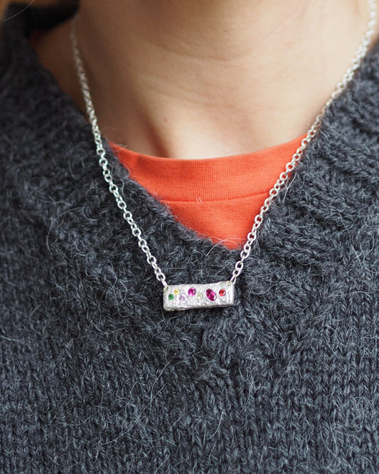 Jazzy Textured Necklace READY TO SHIP