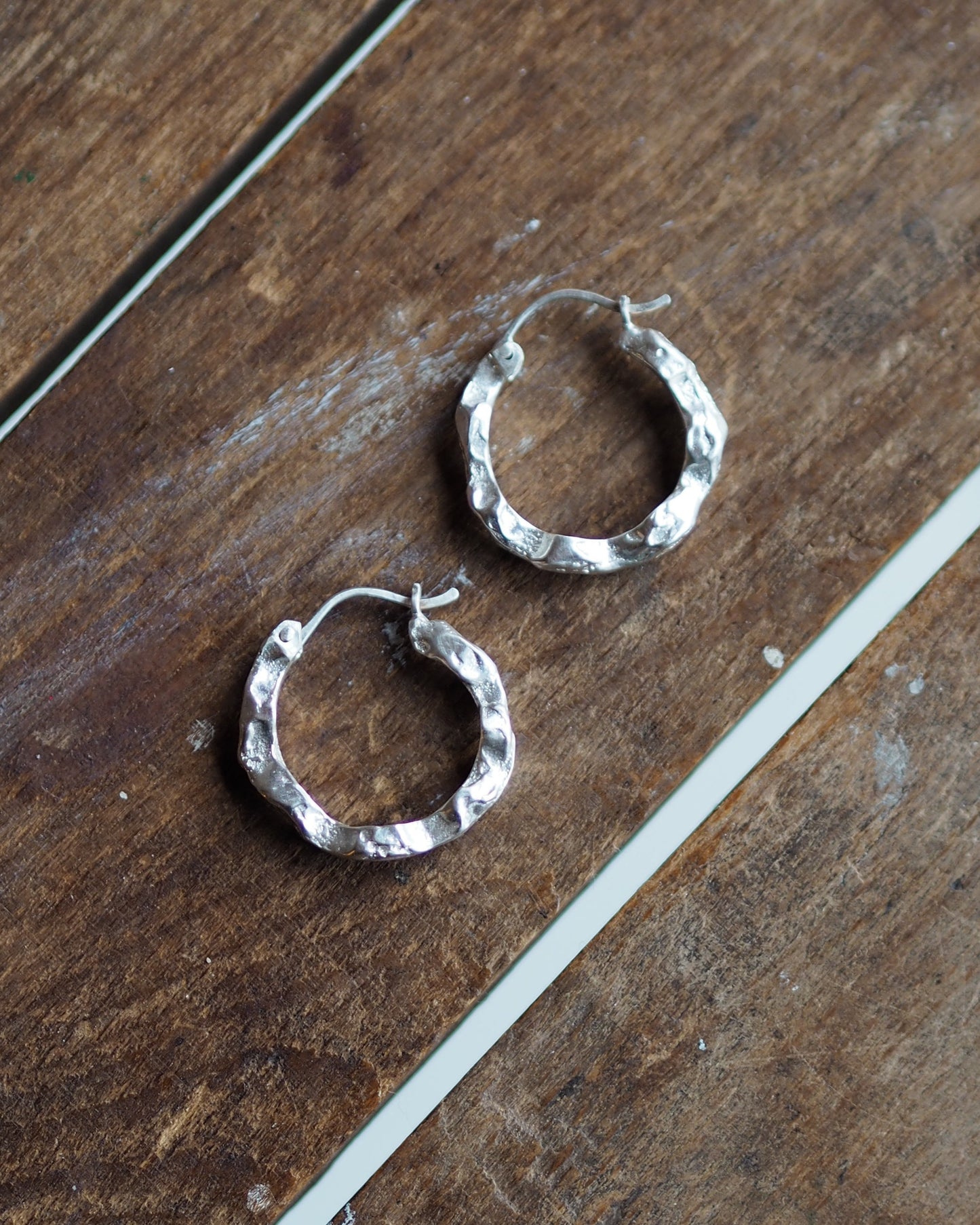 Wavy Hoop Earrings READY TO SHIP