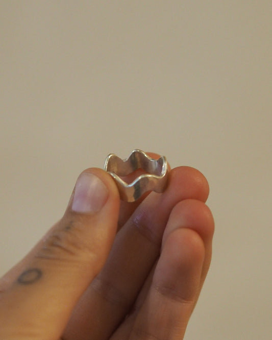 Chunky Waves Ring