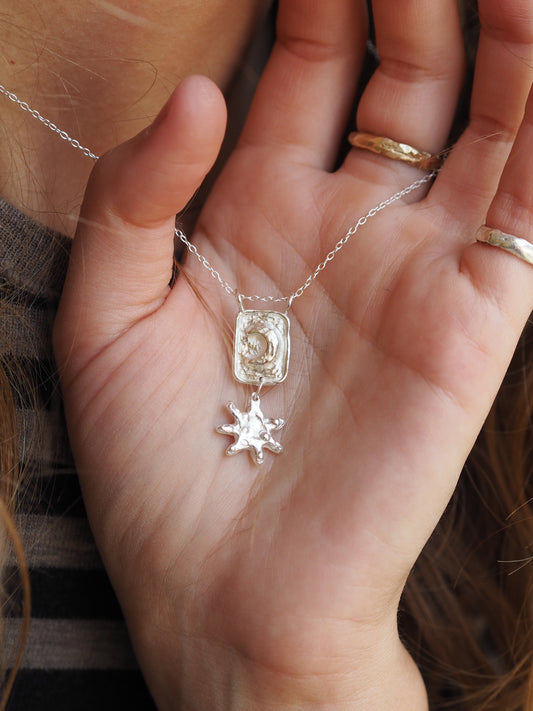 Moon Amulet Necklace READY TO SHIP
