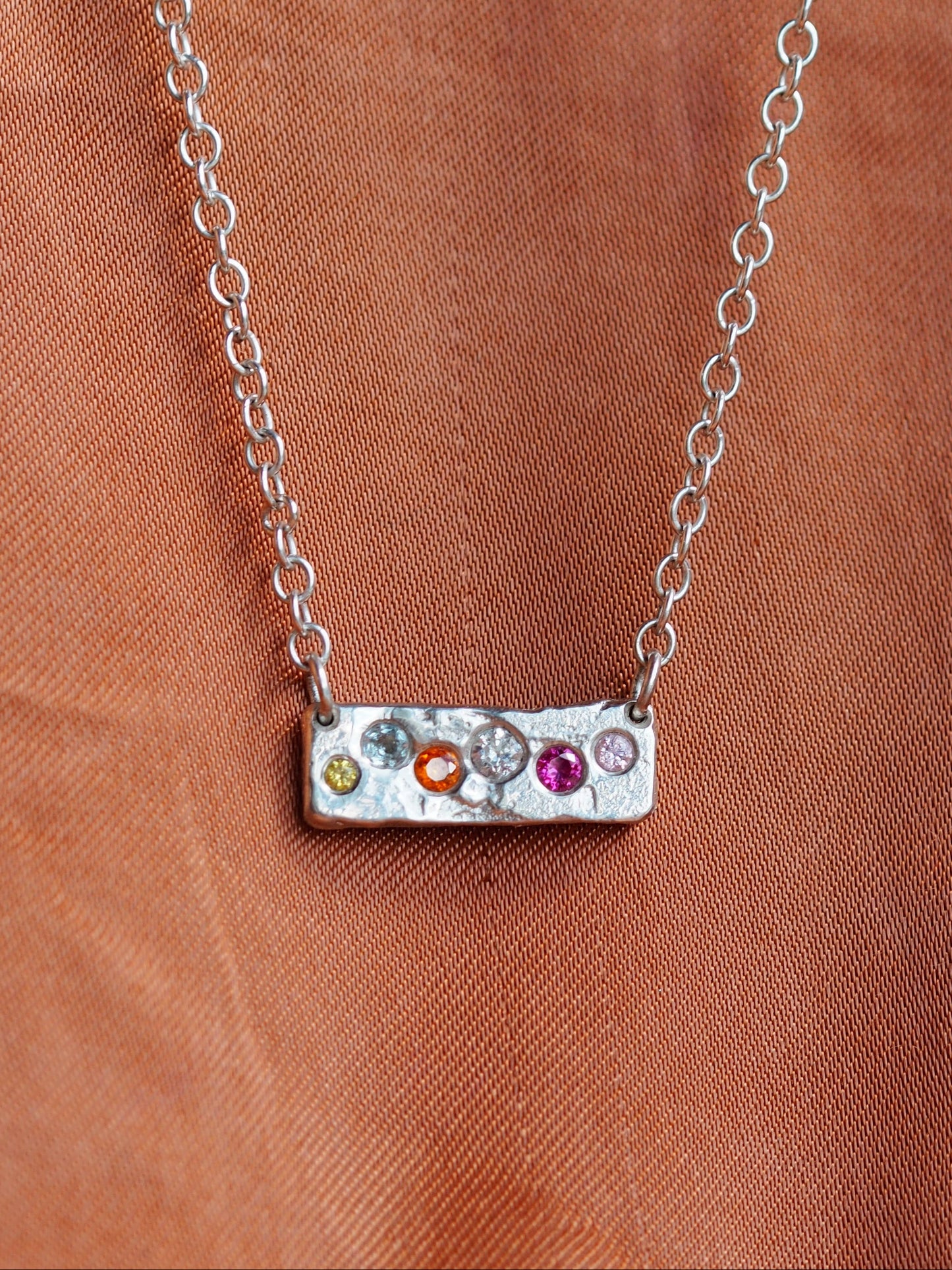 Jazzy Textured Necklace READY TO SHIP
