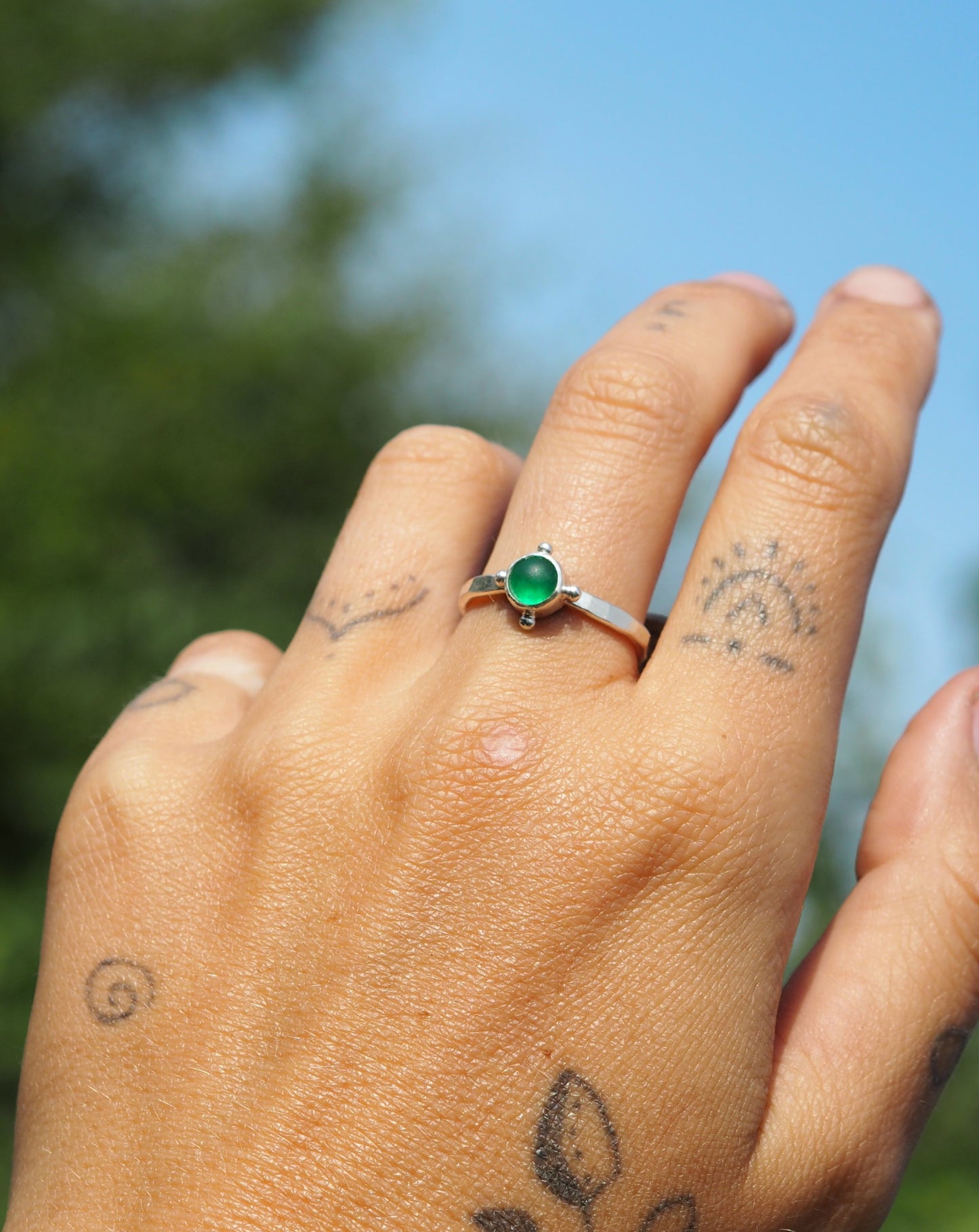 Simply Sea Glass Ring