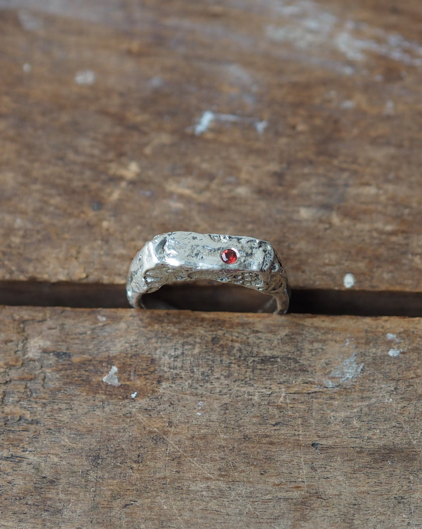 Hint of Red Ring READY TO SHIP