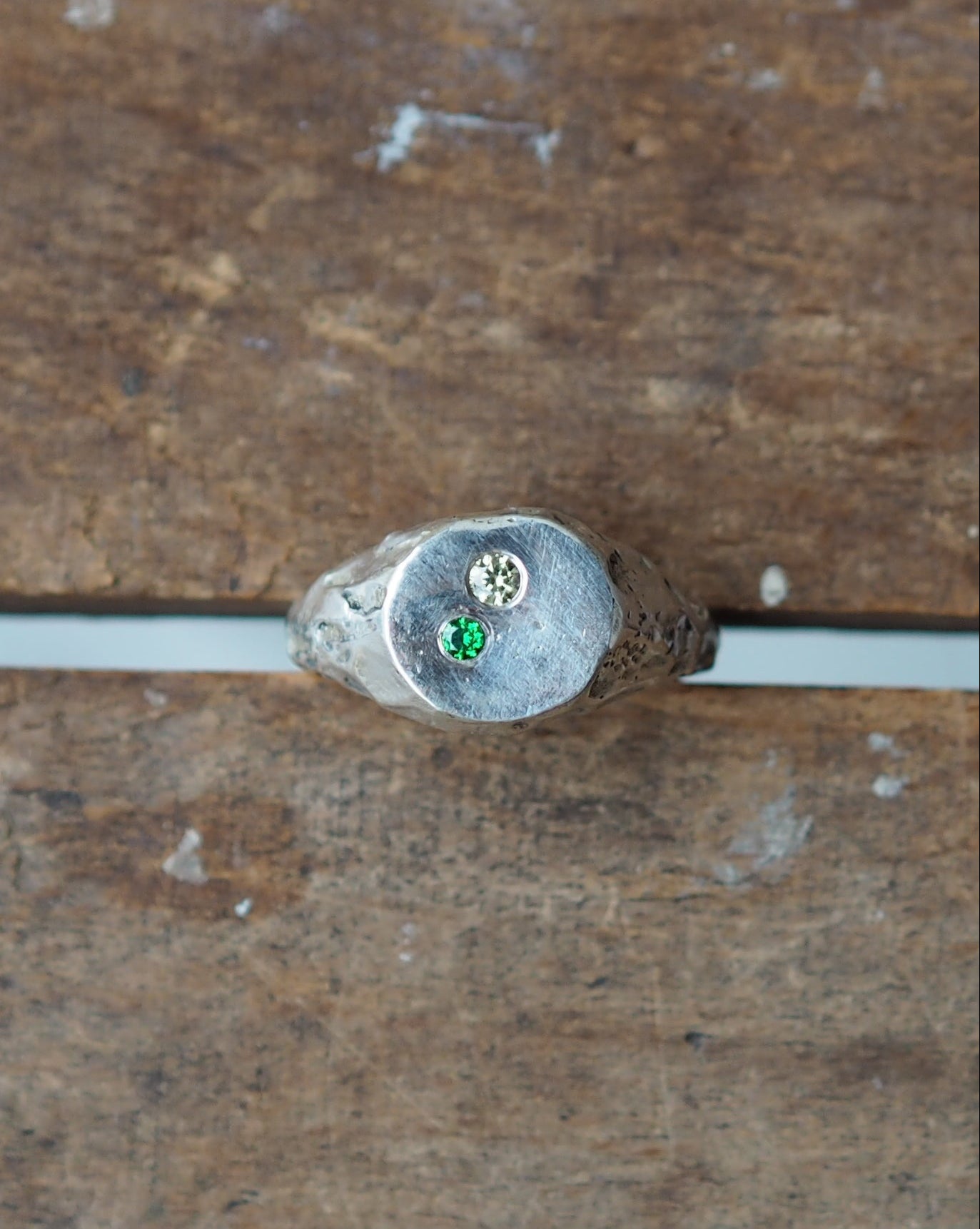 Gem'd Signet Ring READY TO SHIP