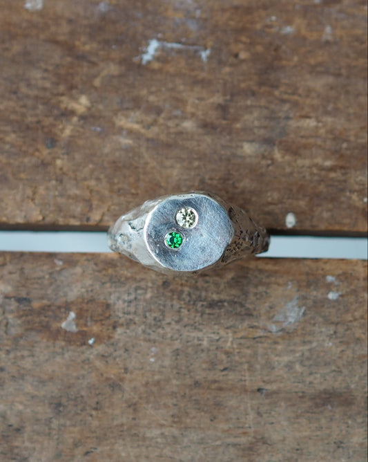 Gem'd Signet Ring READY TO SHIP