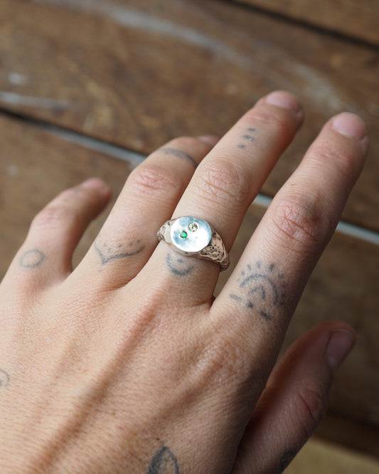 Gem'd Signet Ring READY TO SHIP