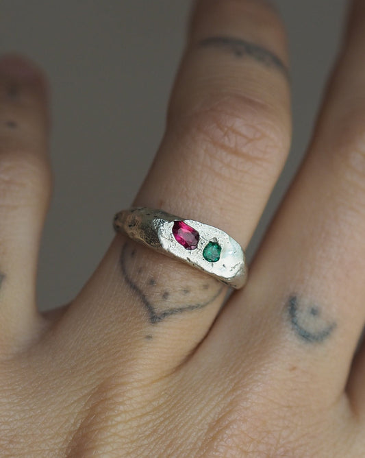 Molten Gem Ring READY TO SHIP