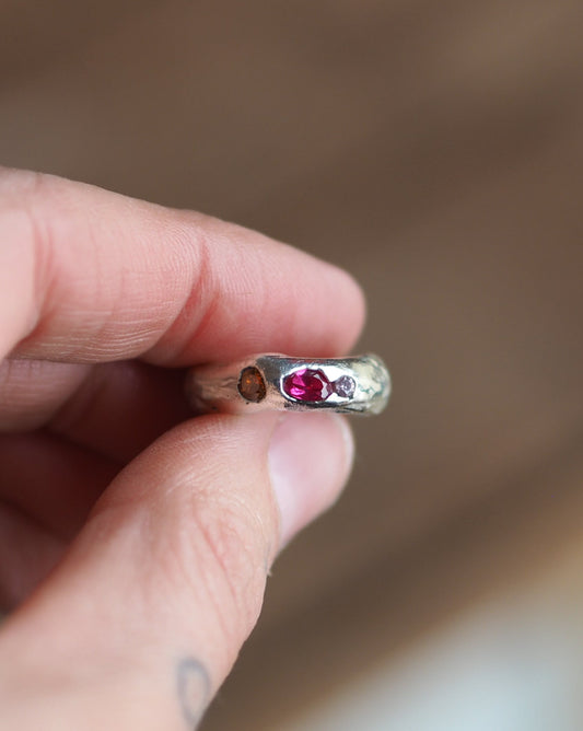 Chunky Tropical Pinky READY TO SHIP