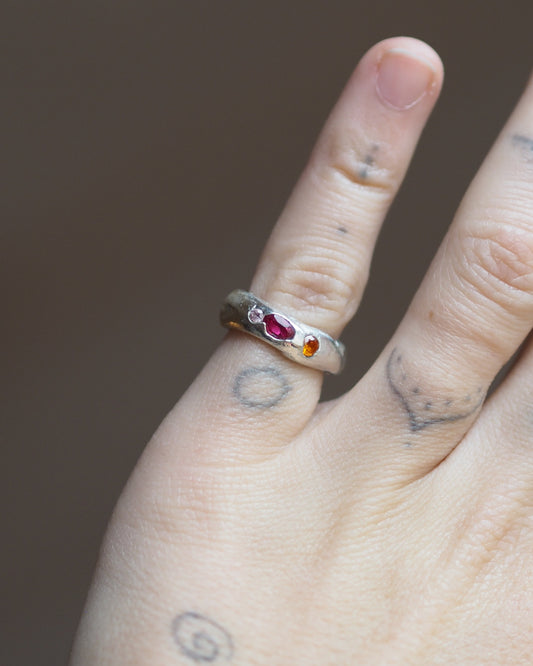 Chunky Tropical Pinky READY TO SHIP