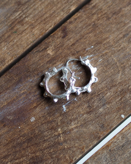 Blob Hoop Earrings READY TO SHIP