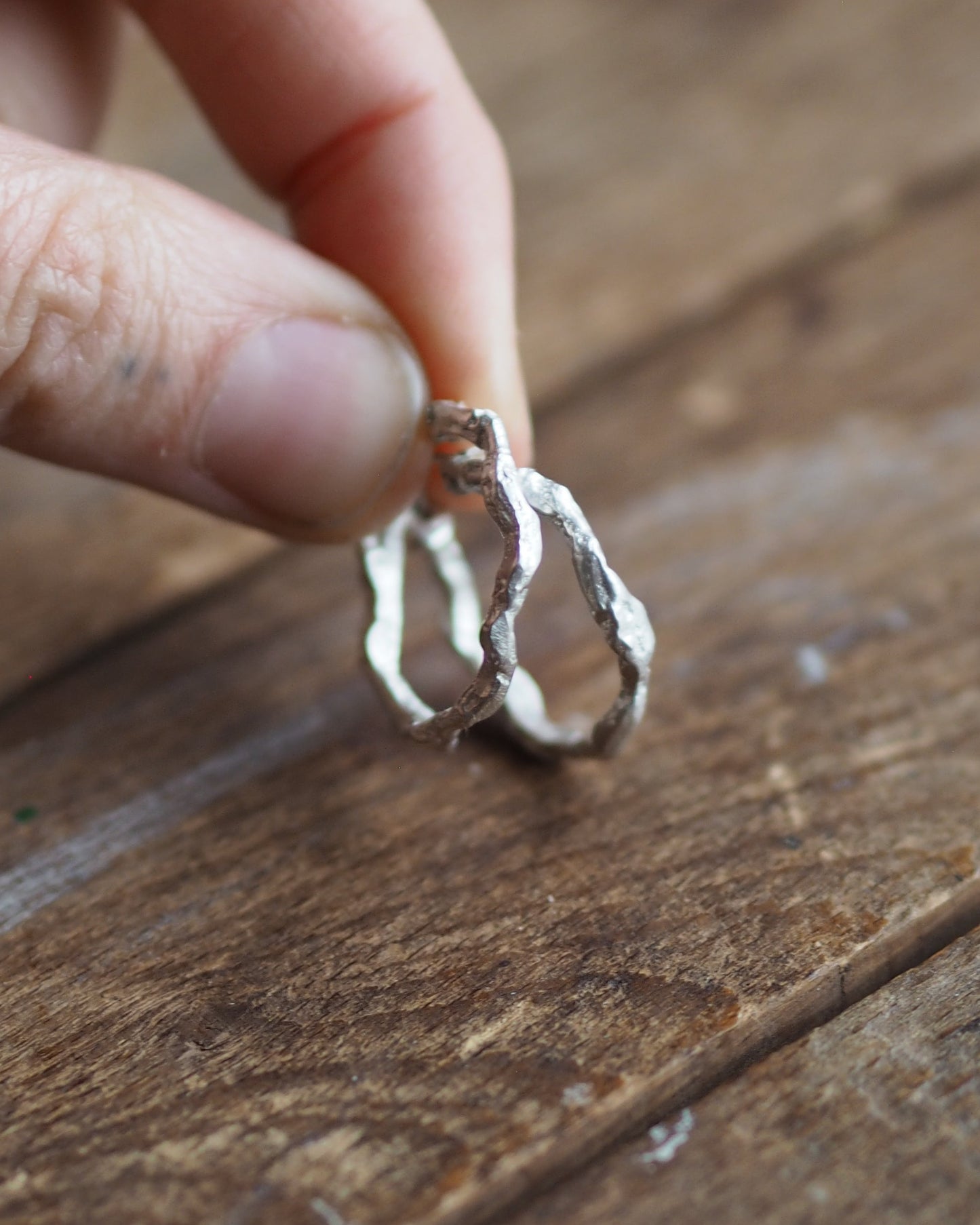 Wobbly Hoop Earrings READY TO SHIP