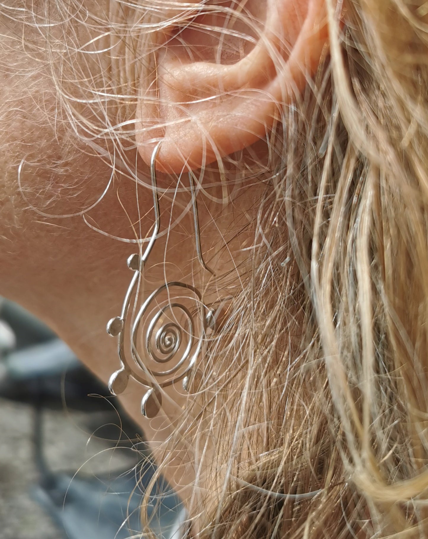 Spiral Drop Earrings