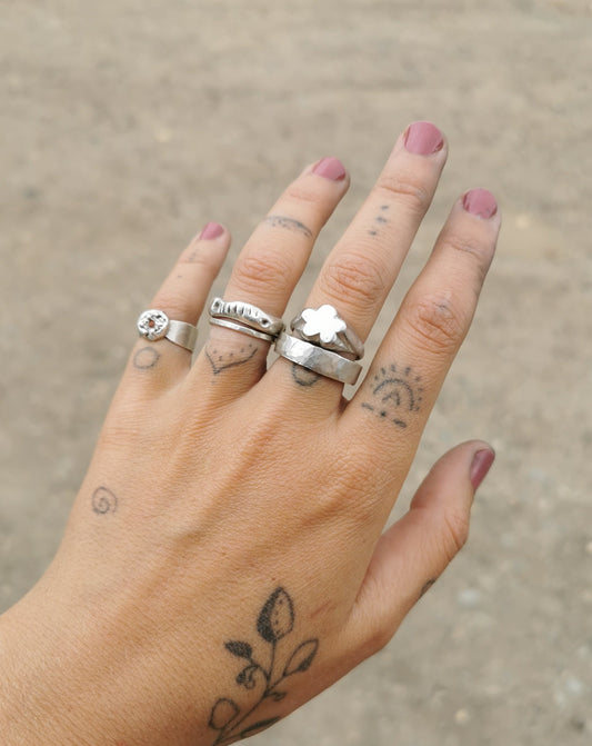 Flower Power Ring READY TO SHIP