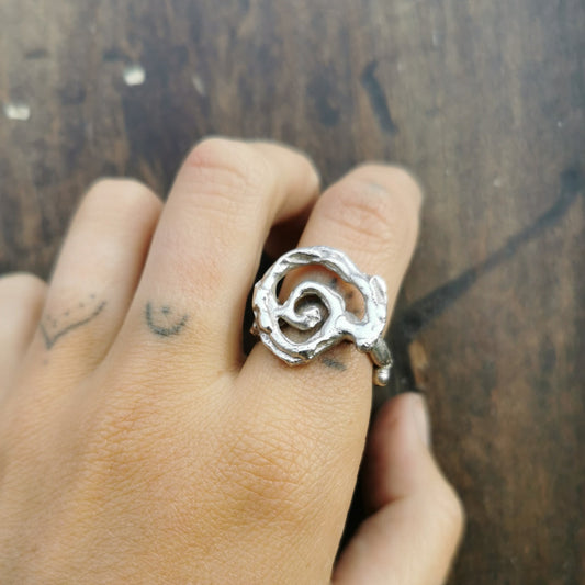 Solid Spiral Ring
